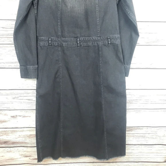 LOGO by Lori Goldstein Sz 2 Denim Duster Jacket - Picture 7 of 8